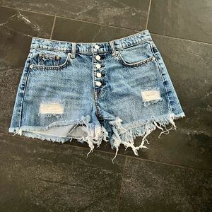 Denim shorts